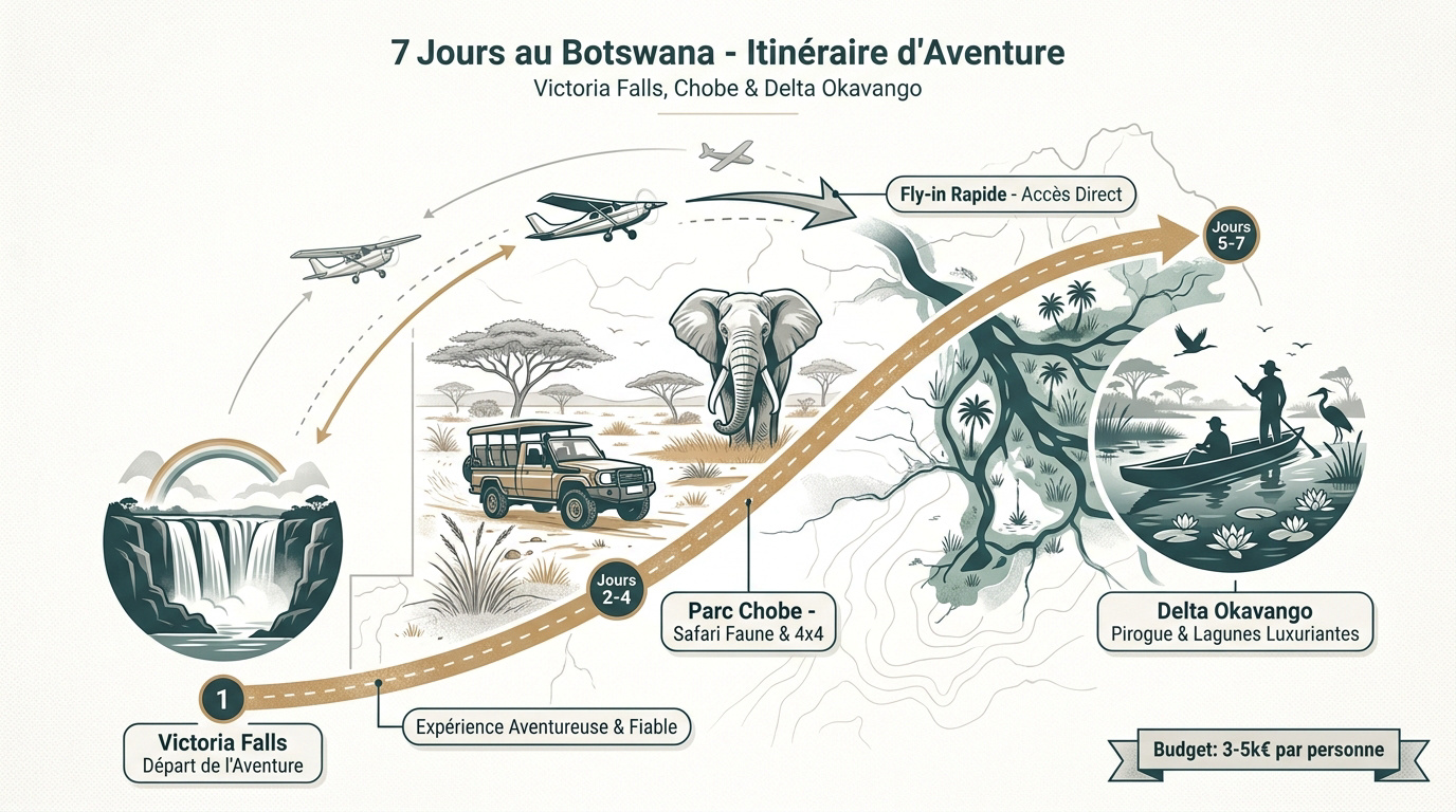 Safari en 4x4 dans le parc de Chobe au Botswana
